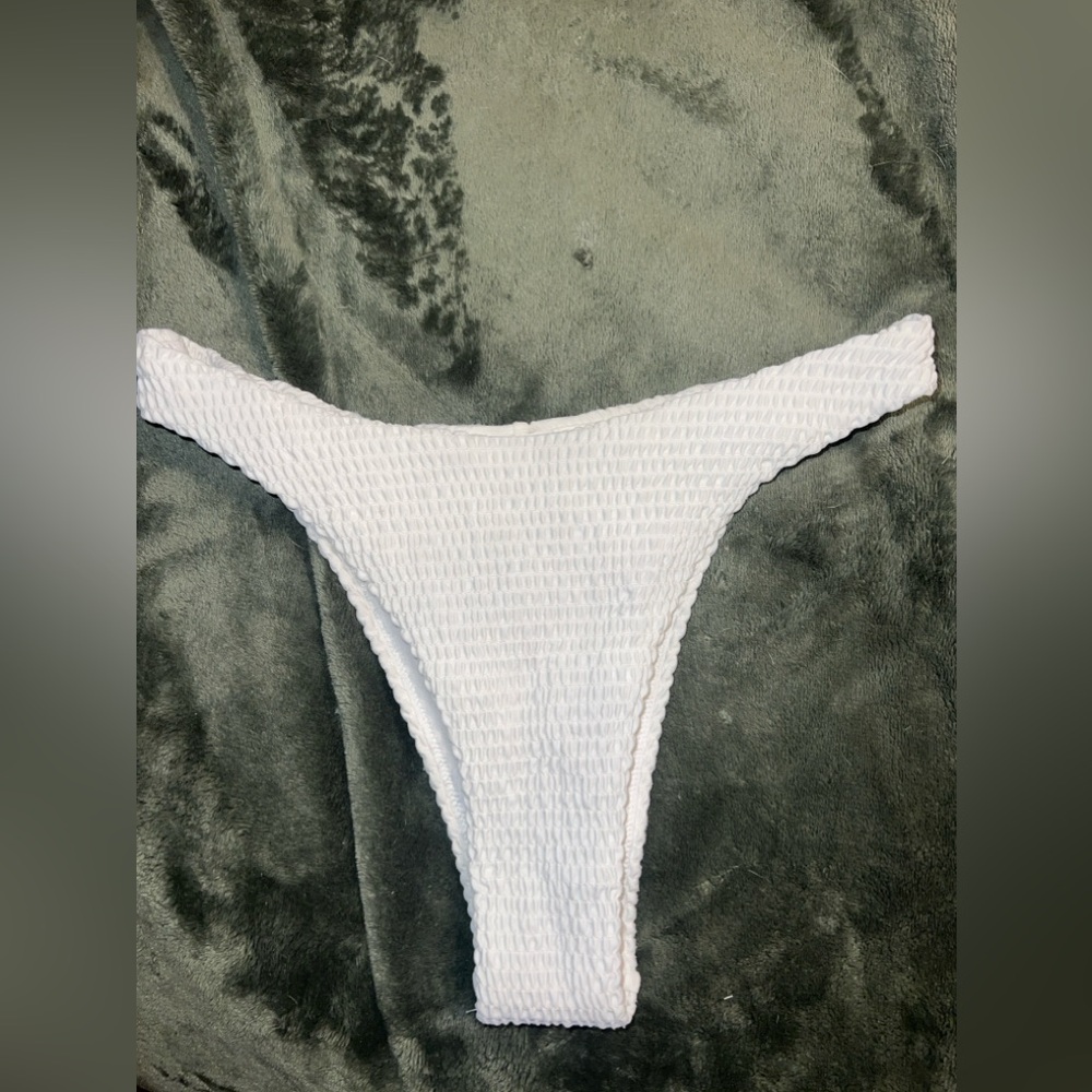 Hollister White Swim Bottoms